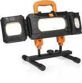 Smartwares LED-werklamp - 5400 lumen lichtopbrengst - IP54 voor binnen en buiten - inklapbaar en geschikt voor statief - 45 W - FCL-80133