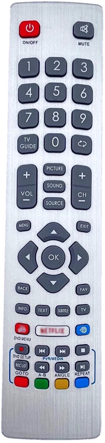 Vervangingsafstandsbediening voor Sharp TV zonder Programmering