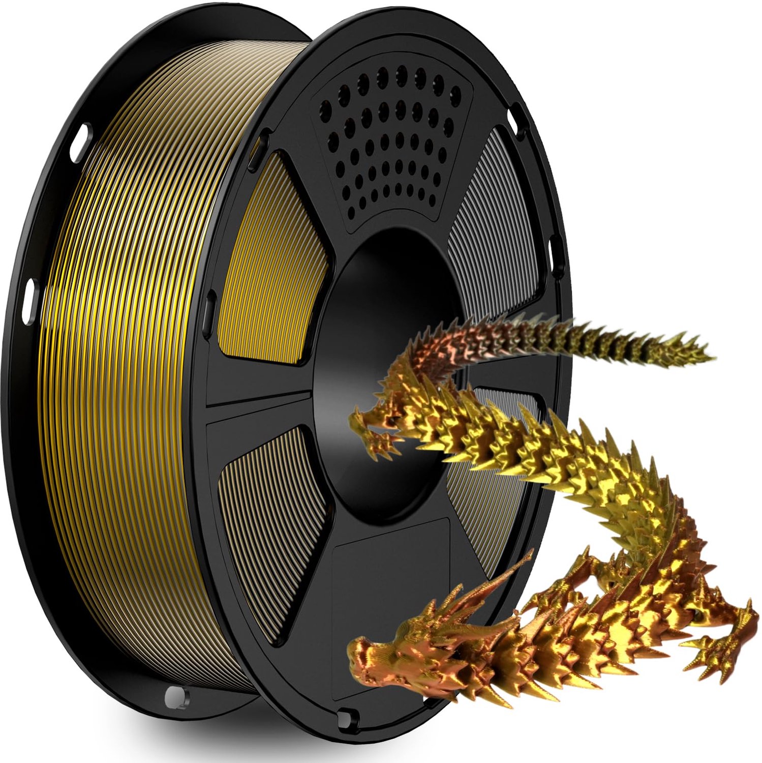 Driekleurig PLA Filament 1.75 mm voor 3D Printers, 1 kg