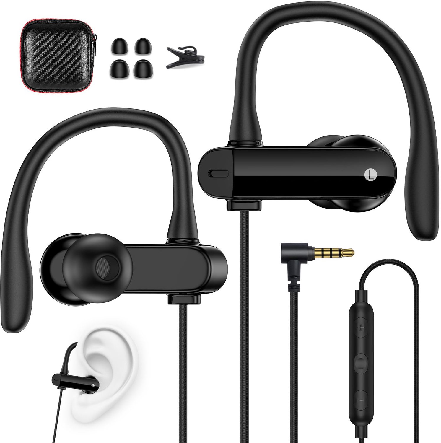 In-Ear Headphones met 3.5MM Plug en Microfoon, Ideaal voor Muziek en Gaming