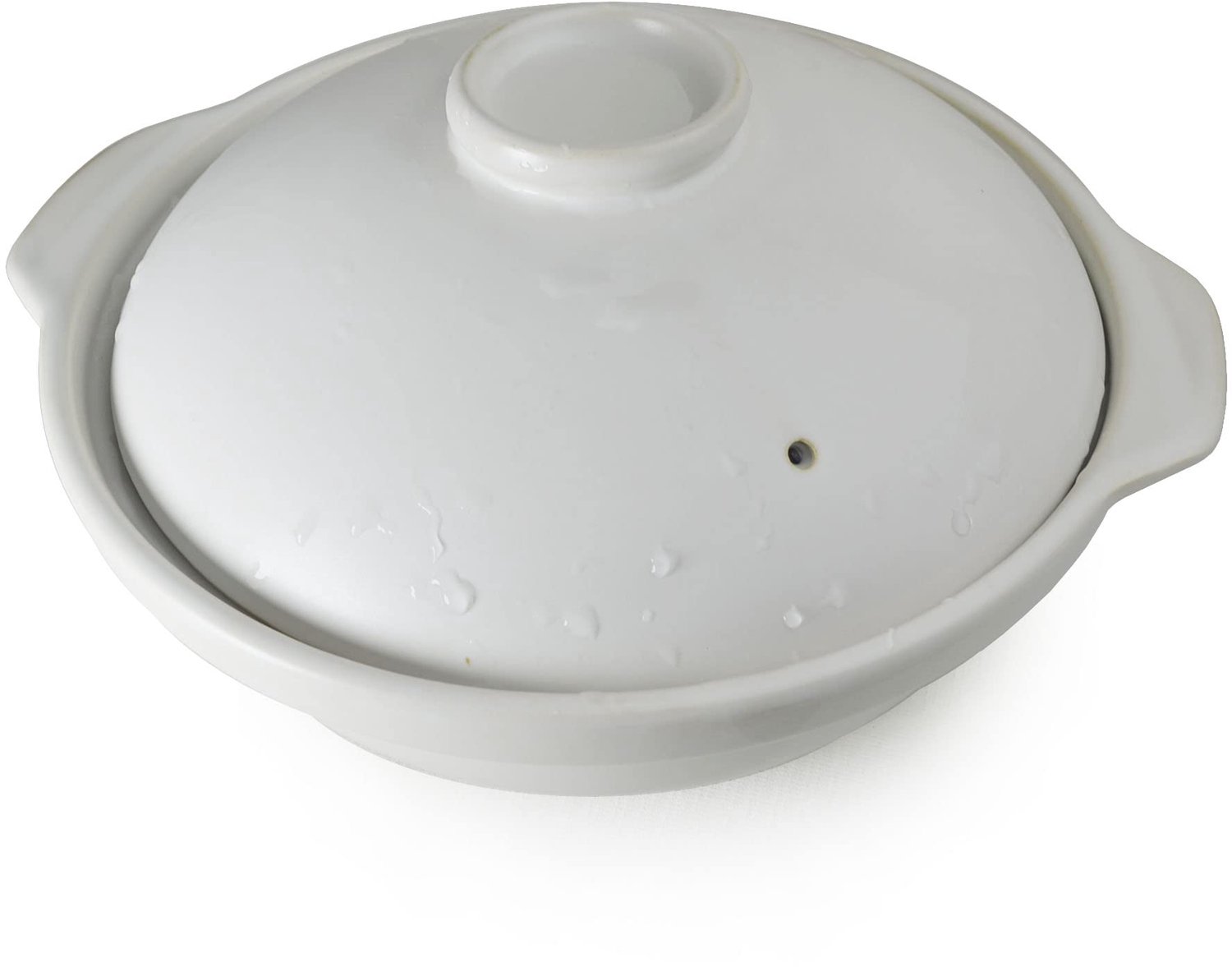 Set van 2 Aardewerk Casserole Potten met Deksel