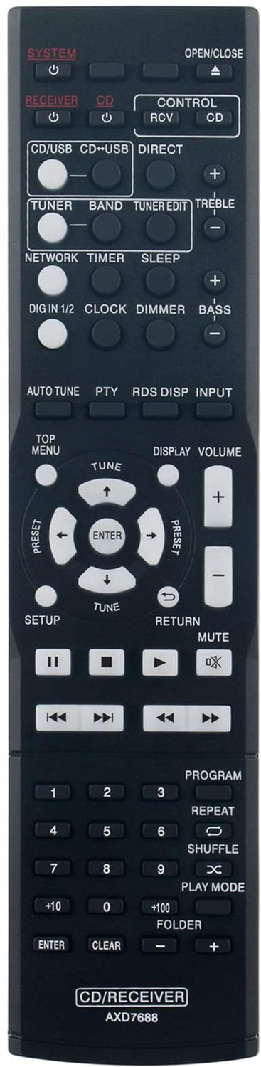 Vervangende Afstandsbediening voor Pioneer HI-FI Ontvanger