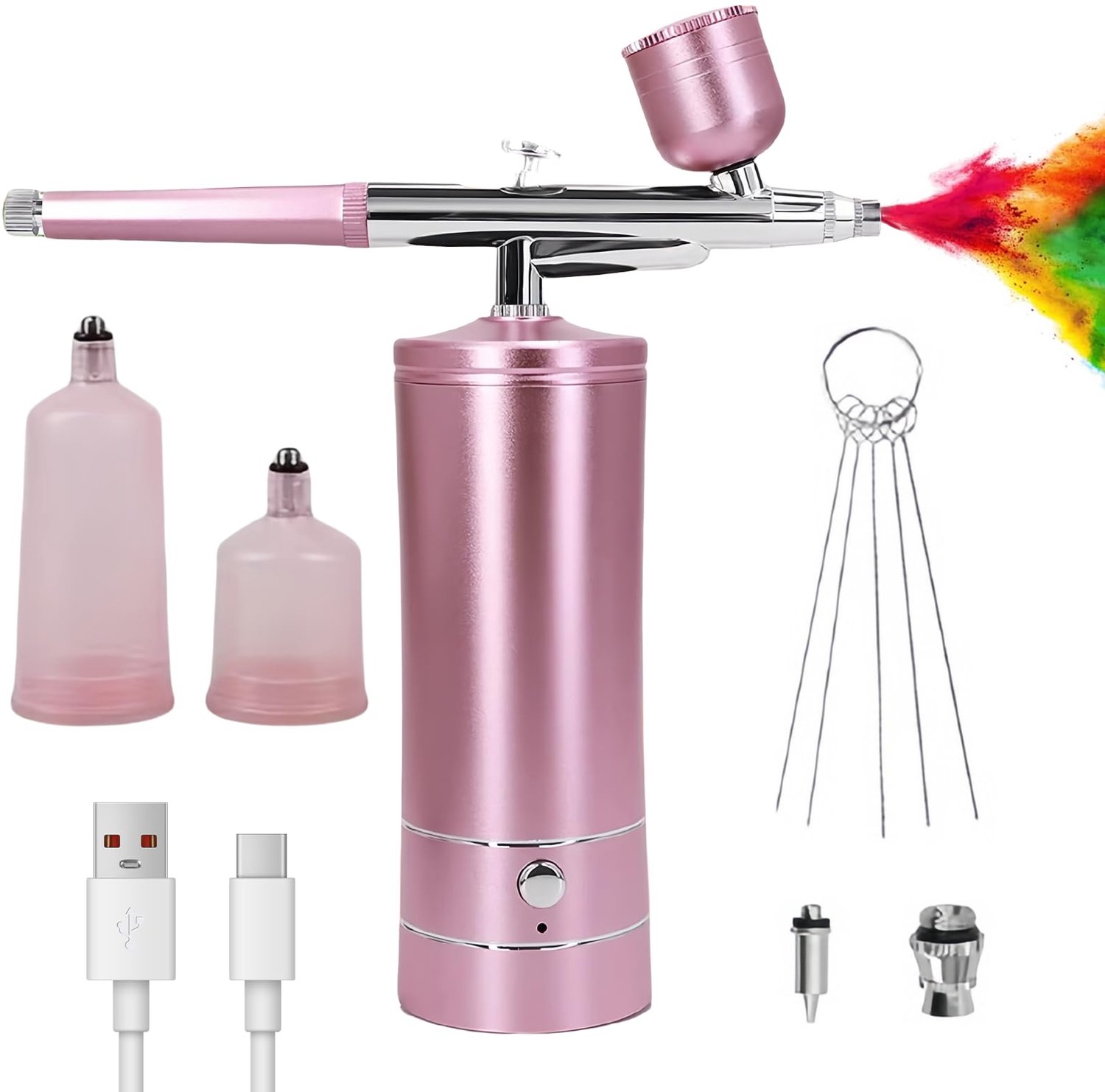 Draagbare Oplaadbare Airbrush Set met Compressor