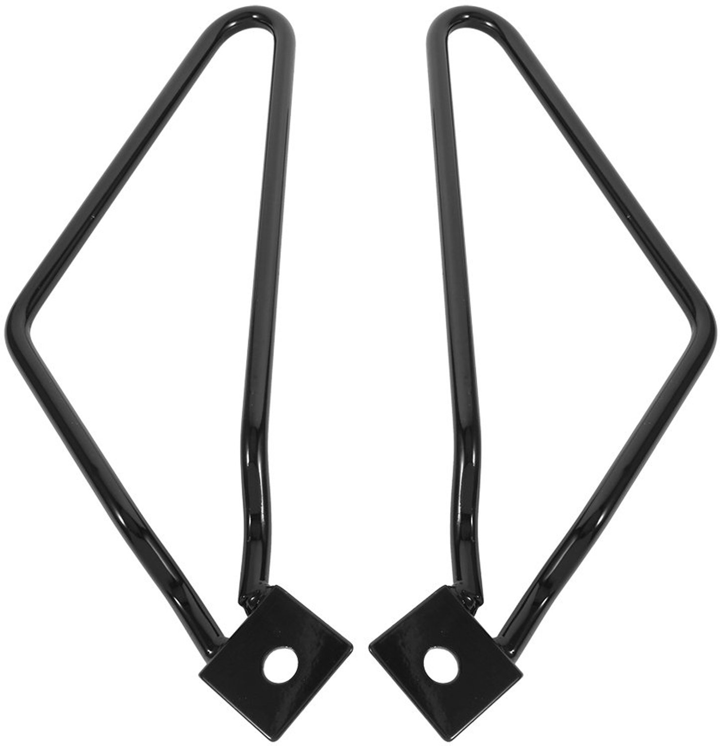 Mount Brackets Verchroomd - Zadeltasbeugels - Geschikt voor XL883/1200 HD1450/1584 - Inclusief Bouten/Sluitringen - Pakketgewicht 990g