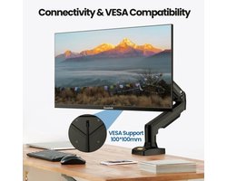 Monitor 32 Inch 4K UHD - VA Paneel 60 Hz - 3840 x 2160 Resolutie - Mat Zwart - PC Gaming En Werkplek