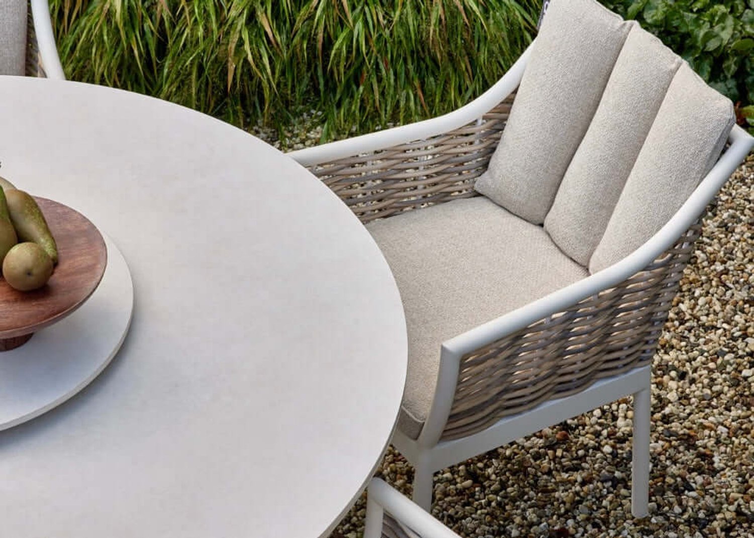 Apple Bee Milou Dining Chaise de jardin Oyster