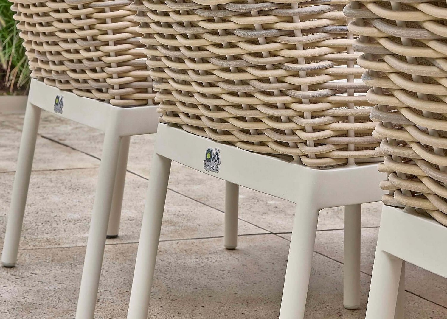 Apple Bee Milou Dining Chaise de jardin Oyster