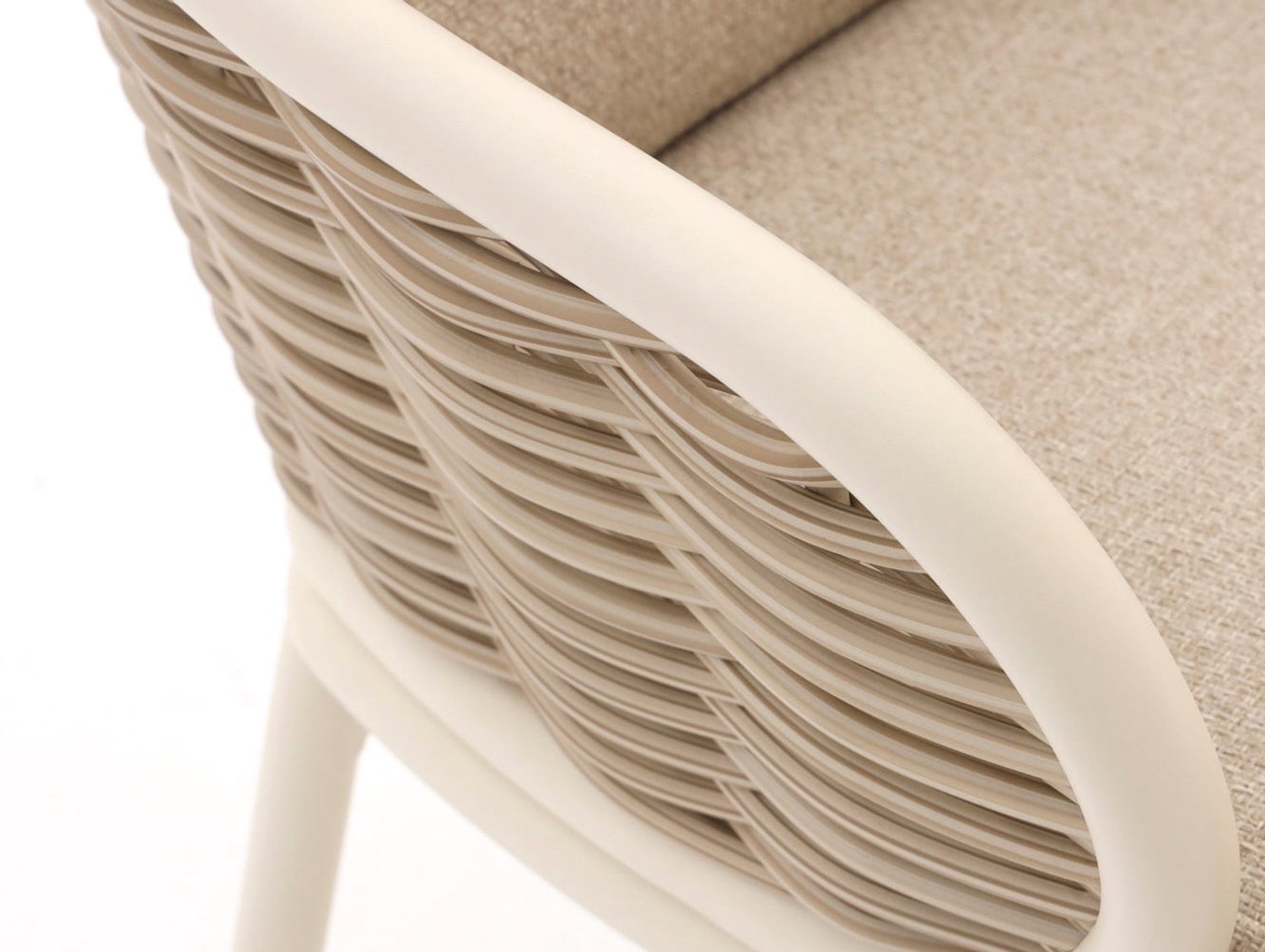 Apple Bee Pine Key Chaise de jardin Dining - Oyster