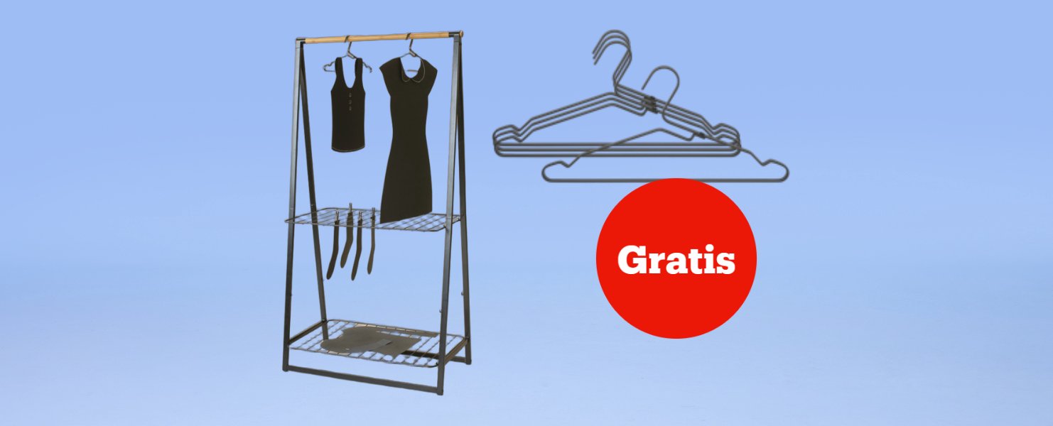 Gratis kledinghangers Gratis kledinghangers