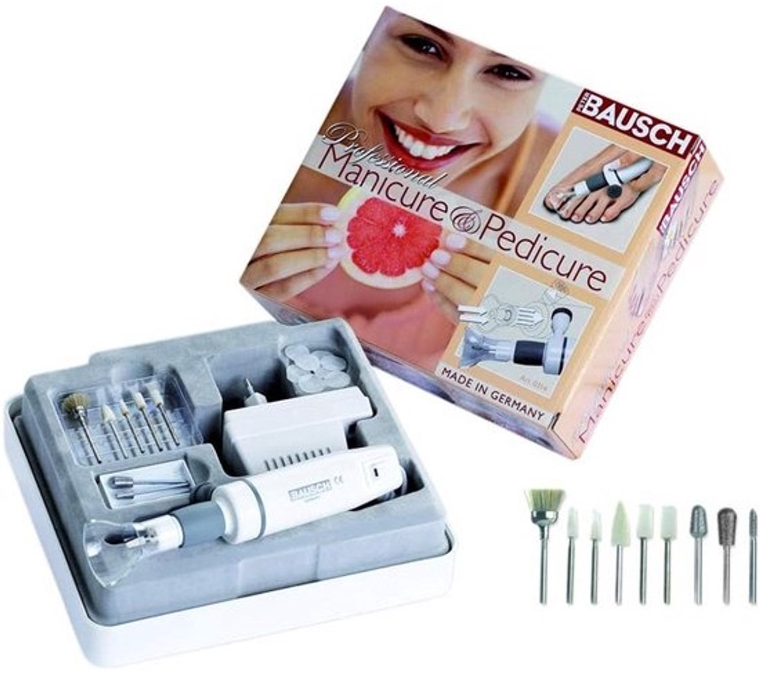 Elektrische manicure- en pedicureset met afzuiging - nagels vijlen en polijsten, eelt verwijderen
