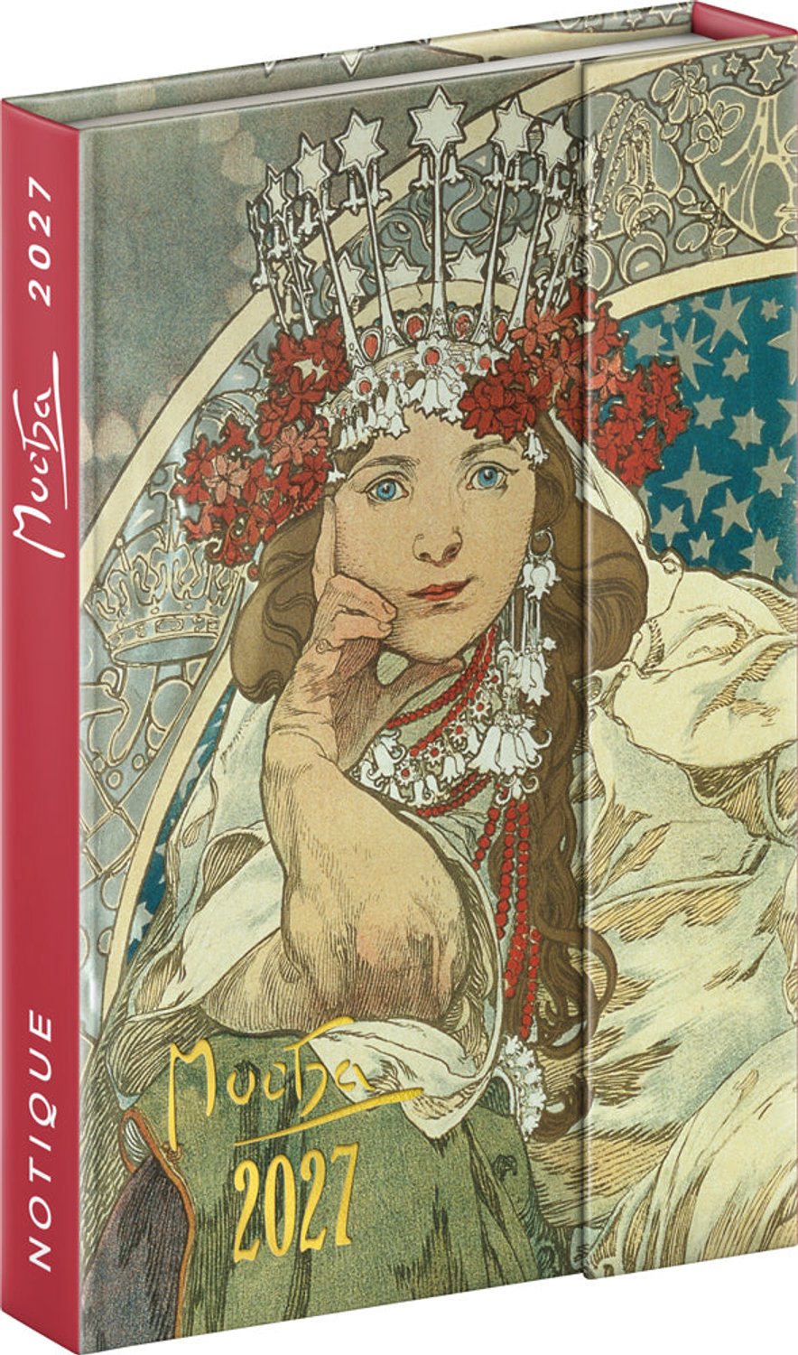 Magnetische Weekplanner Alphonse Mucha 2027