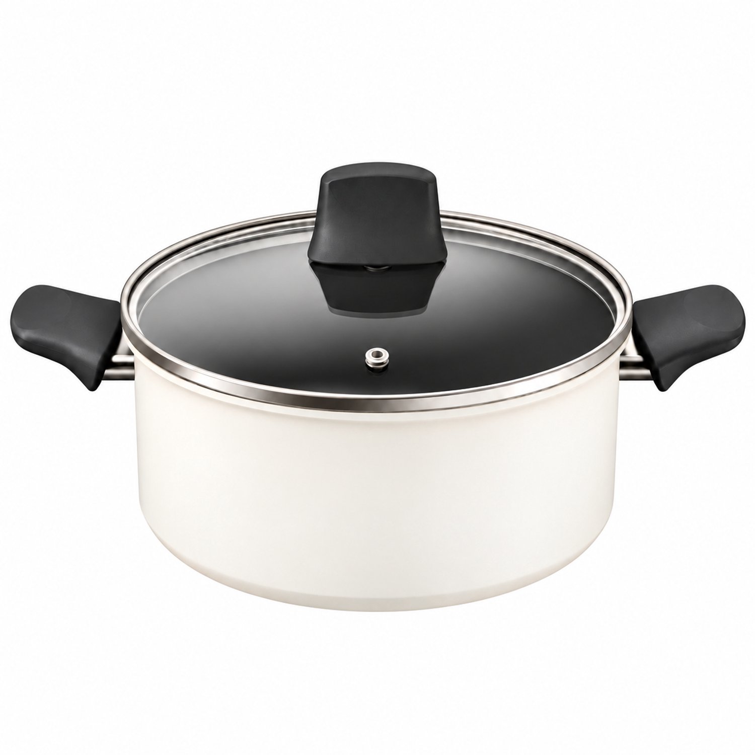 Tefal Cook & Feel Ceramic 24 cm – 5 L – Inductie – Met Glazen Deksel