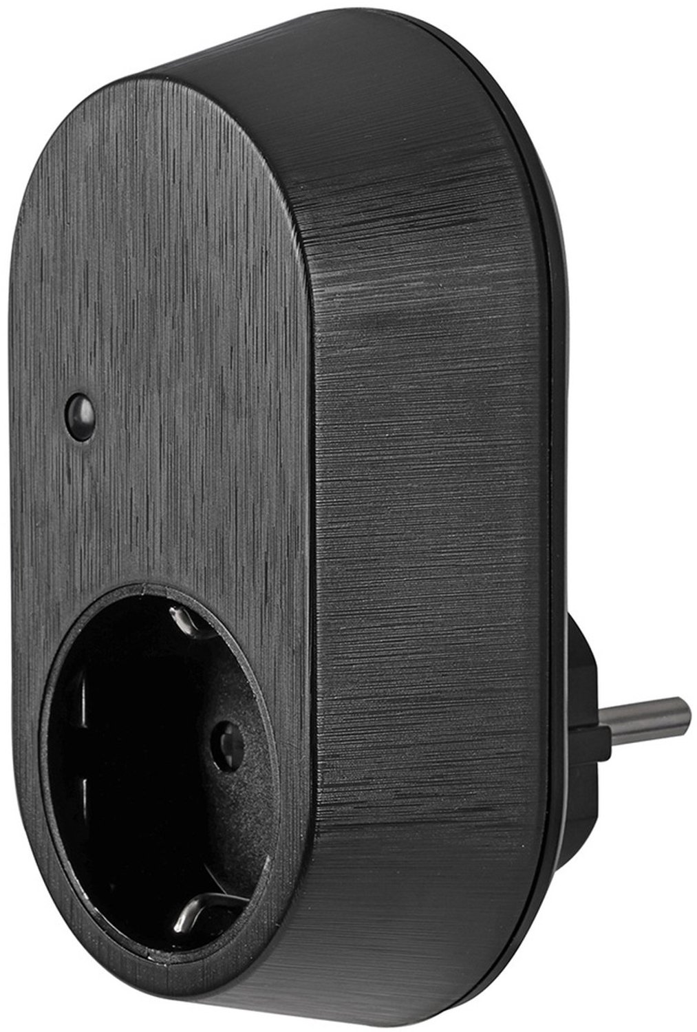Q-Link Adapterstekker met Startstroombegrenzer - Tussenstekker Voor Bescherming Tegen Inschakelstroom - Zwart - Voor Tussen Stopcontact en Apparaat - Blisterverpakking - 1 Stuk - Gewicht 125 Gram