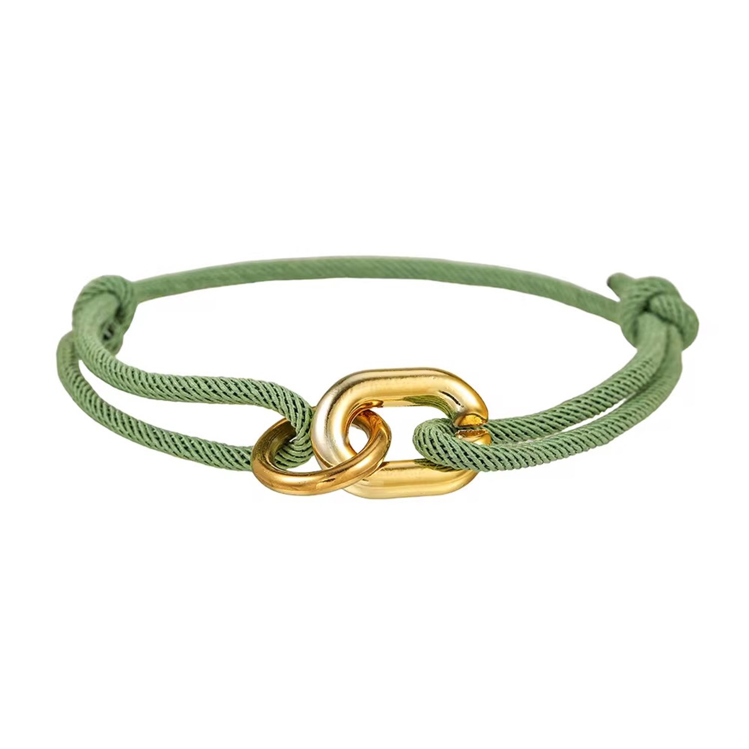 Soraro Touw Armband | Groen | Soraro Armbanden