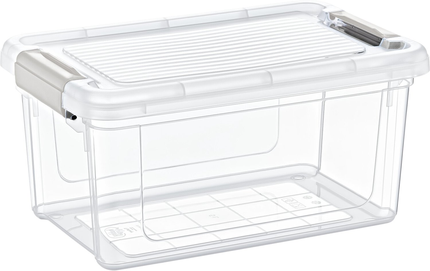 Storagesolutions - Transparante opbergdoos, 29 x 19 x 14,5 cm