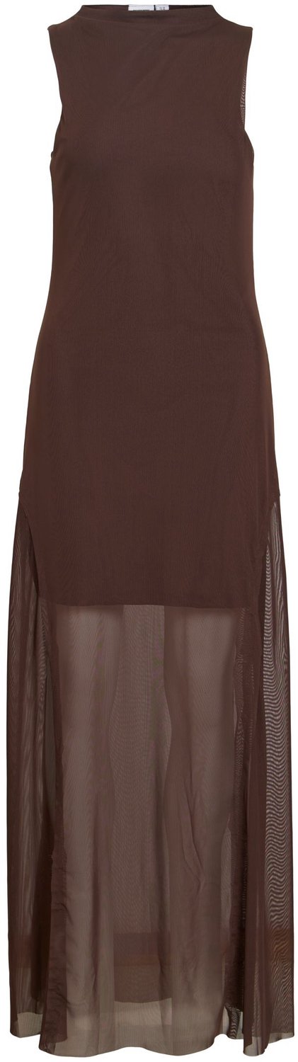 Noisy May Mouwloze jurk NMMARIKA MAXI MESH
