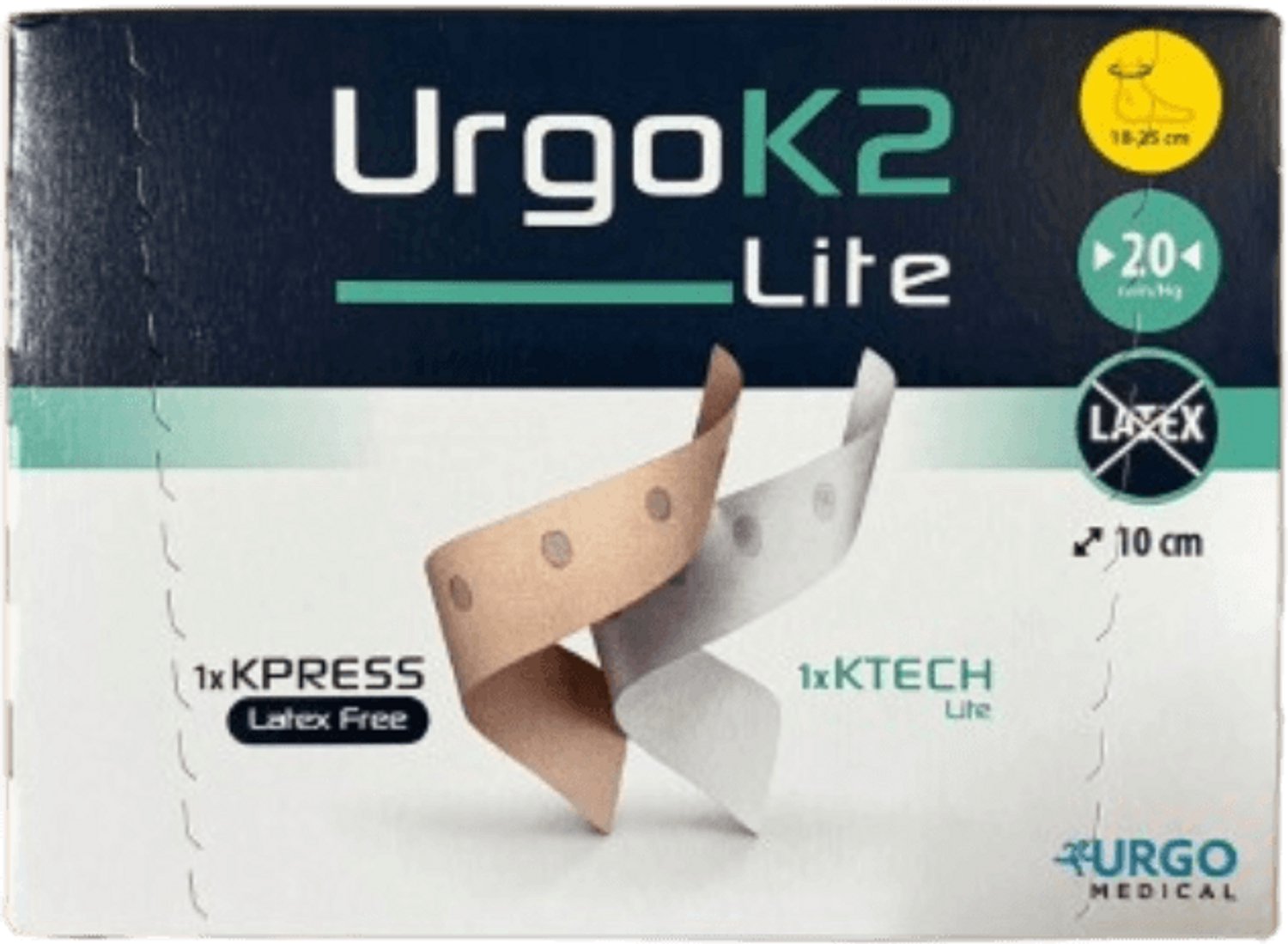URGO - URGO K2 LITE - 25-30 10 CM - 2 stuks per doos