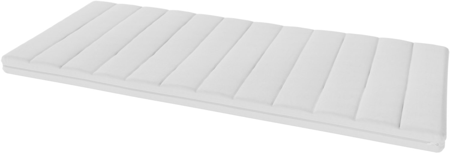 Toros Bedden Luxe Topmatras 80x190x9 – Afritsbare & Wasbare Hoes – Wit – Premium Slaapcomfort