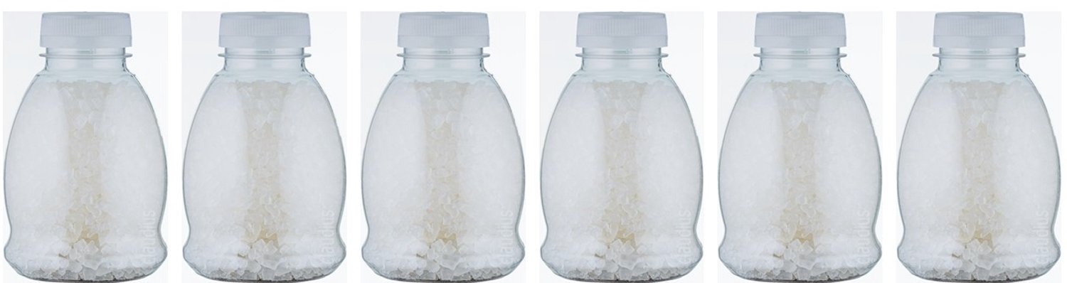Claudius Badzout No Scent No Colour - 375 gram - Fles met transparant deksel - set van 6 stuks - pure ontspanning