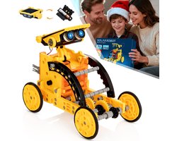 STEM 12-In-1 Speelgoedrobot Op Zonne-Energie - Wetenschapspakketten Voor Kinderen - Robotachtig Speelgoed Bouwen