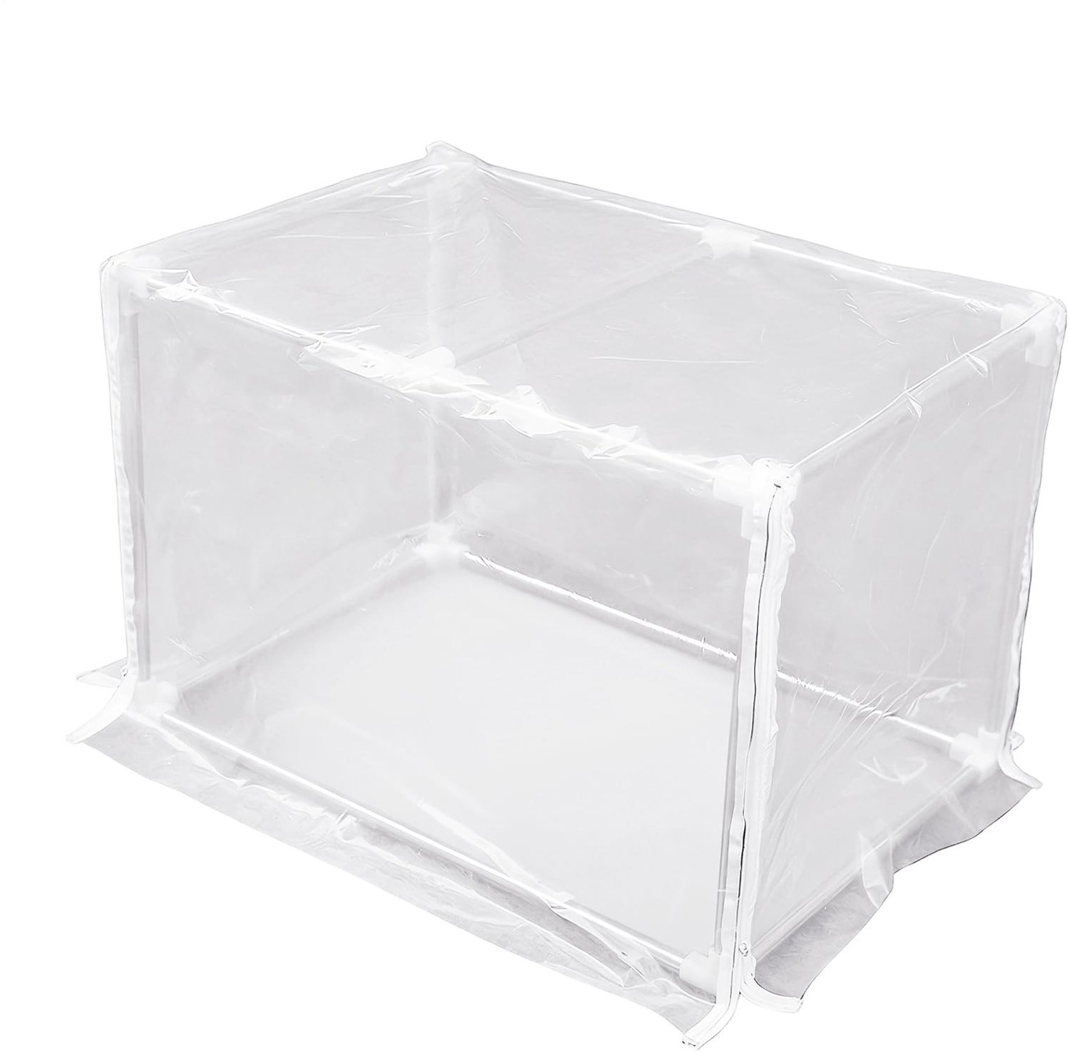 Famanu – Mini kweekkas, 60x30x30 cm, transparant en ruimtebesparend voor tuin of balkon