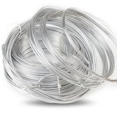 WiseGoods Premium Aluminium Draad - Metaaldraad voor sieraden maken - Zilver