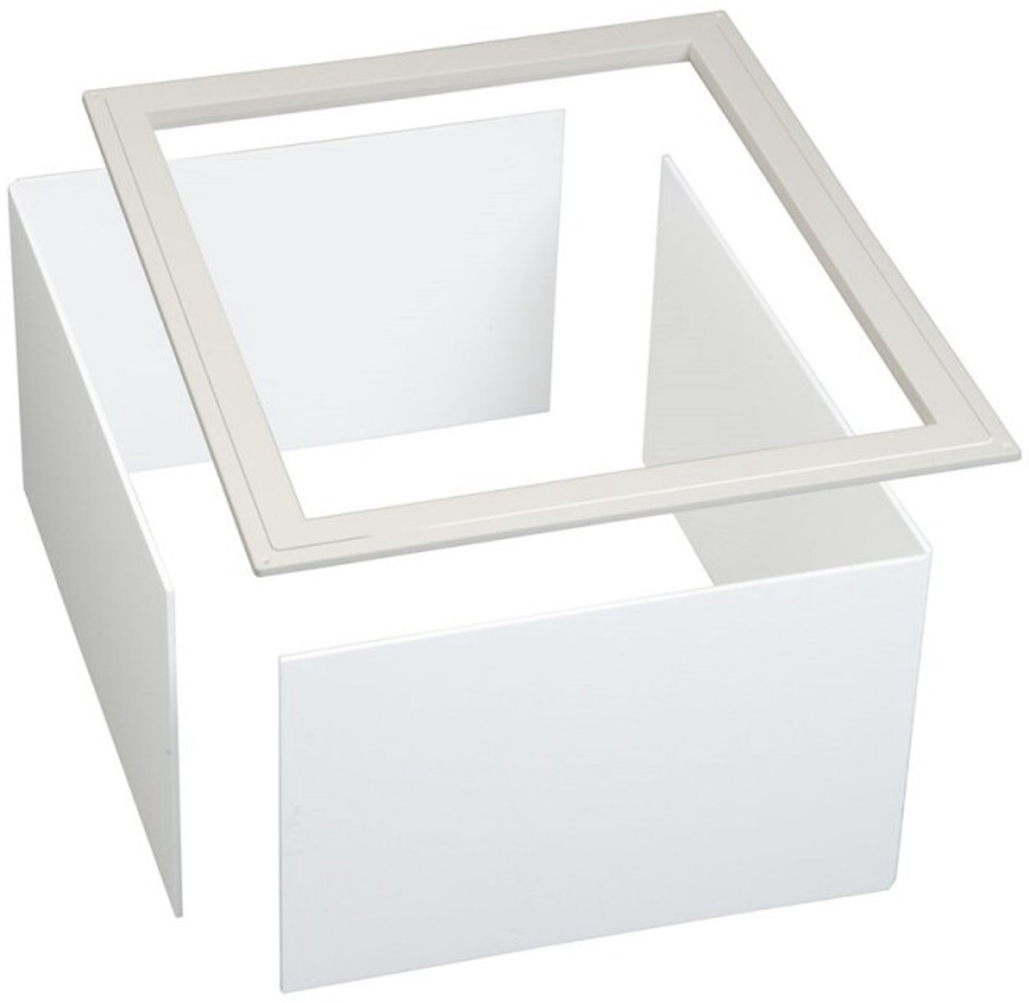 Ubbink Interieur afwerkrand voor Purilan Euro dakraam type: Plano 300mm Wit