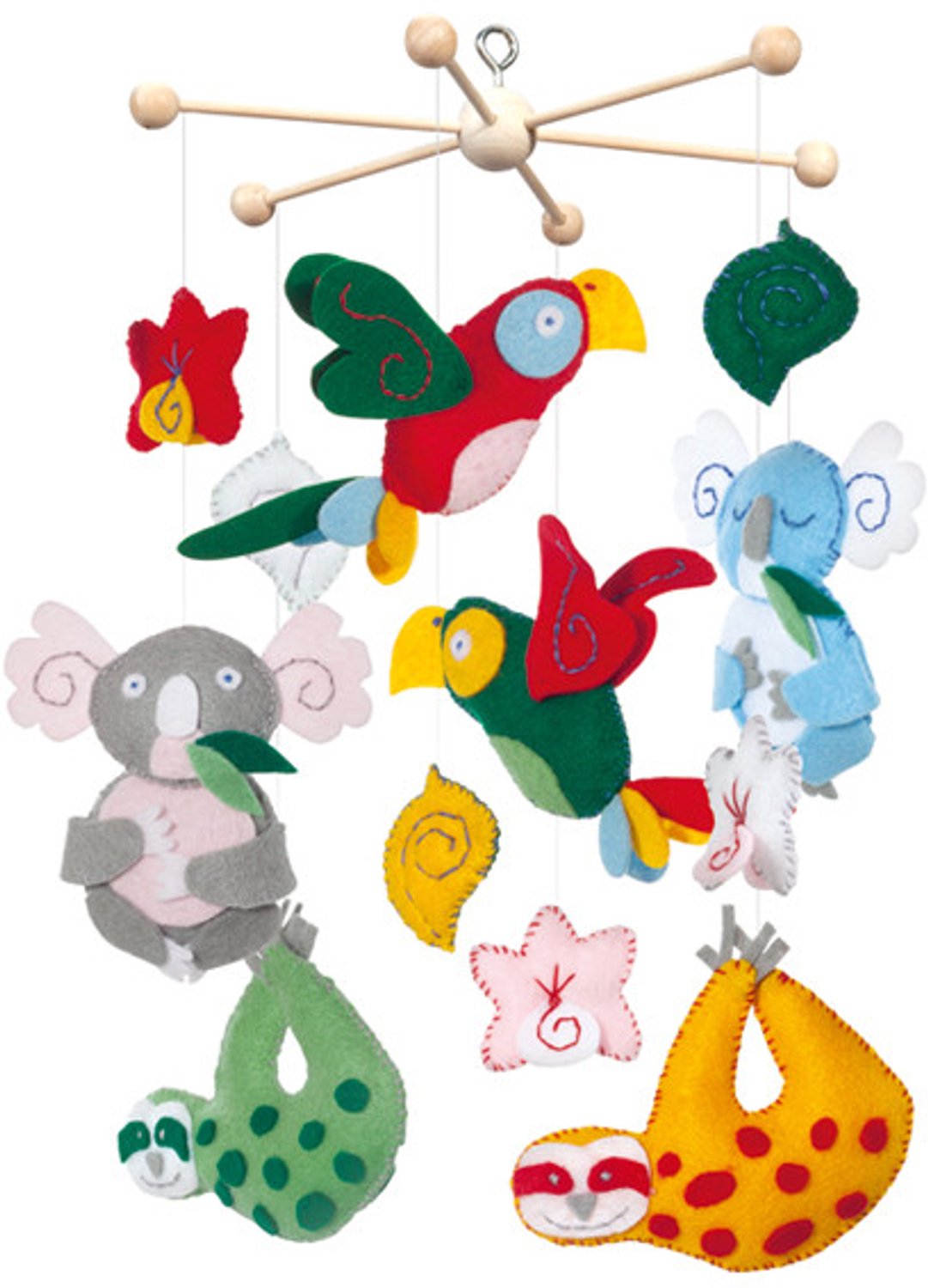 Folia Knutselset Mobiel Jungle 14 delen