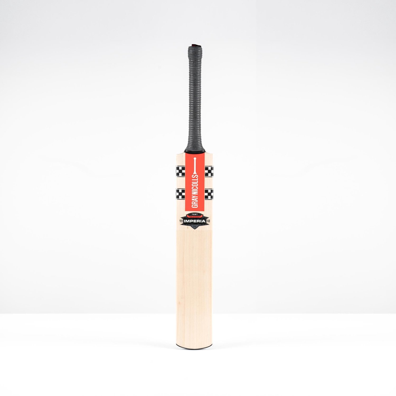 Gray-Nicolls cricket bat Imperia Gen 1.0 Test Harrow Handle zwart rood.