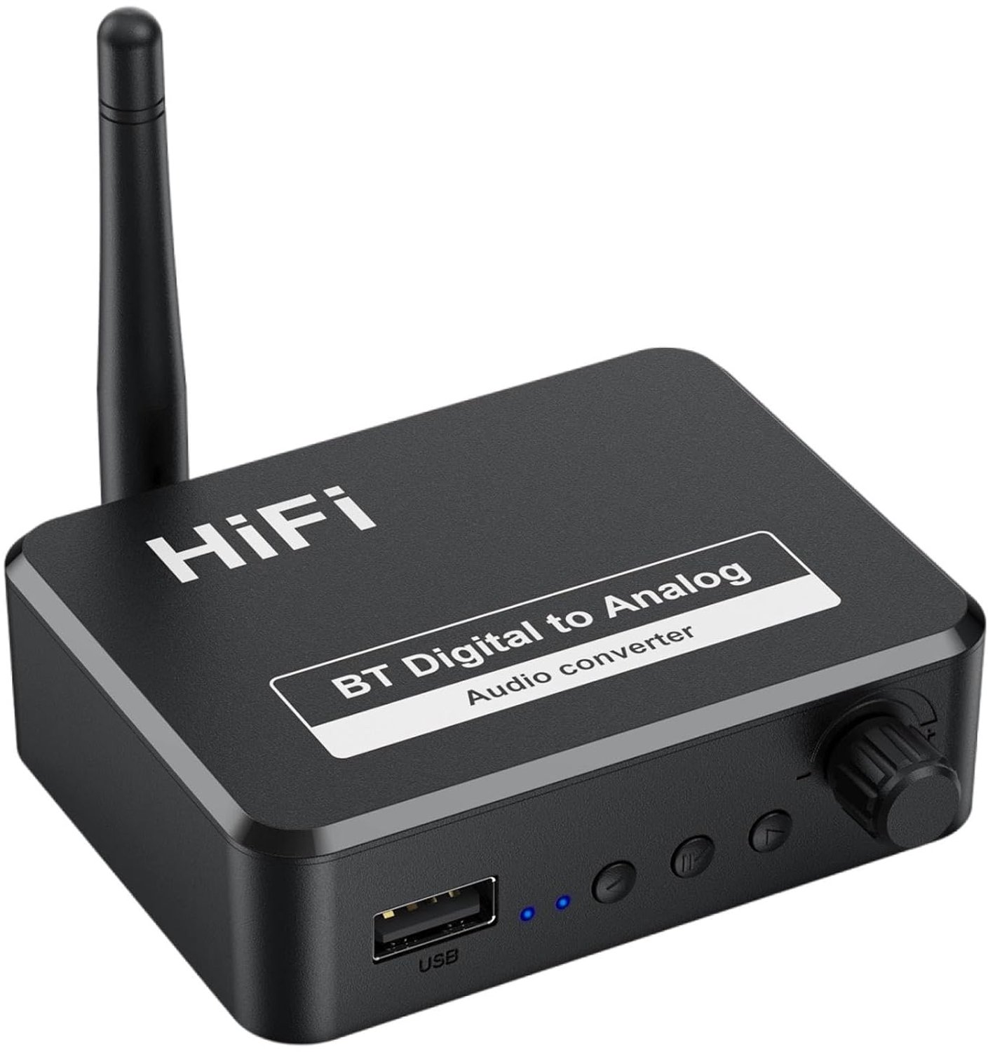 bluetooth audio adapter - bluetooth audio adapter usb - aux - Bluetooth Audio Receiver - Bluetooth 5.1 - Stabiel model - Zwart