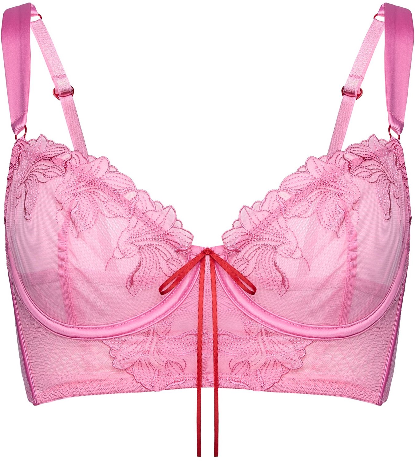 ESOTIQ Circus - Bustierbeha - Roze - 65D - Ongewatteerd met beugels