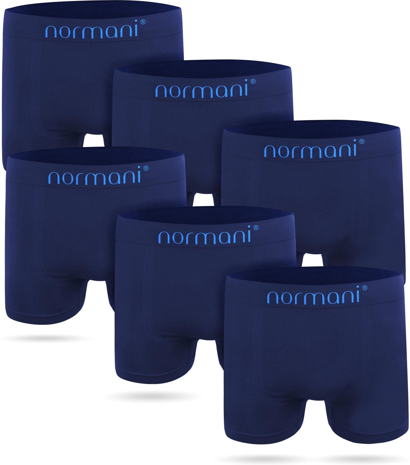 6 stuks microvezel-boxershorts voor heren van nylon