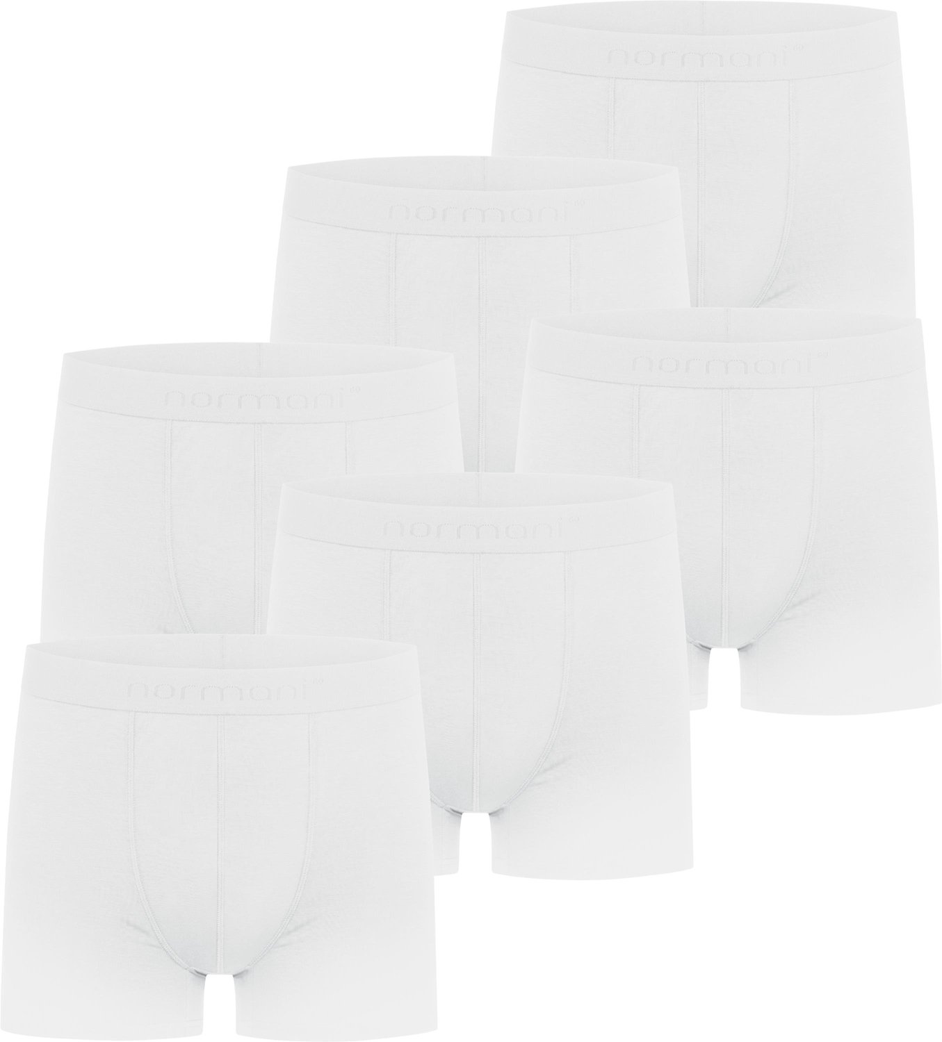 6 herenboxershorts van viscose „Cubao“