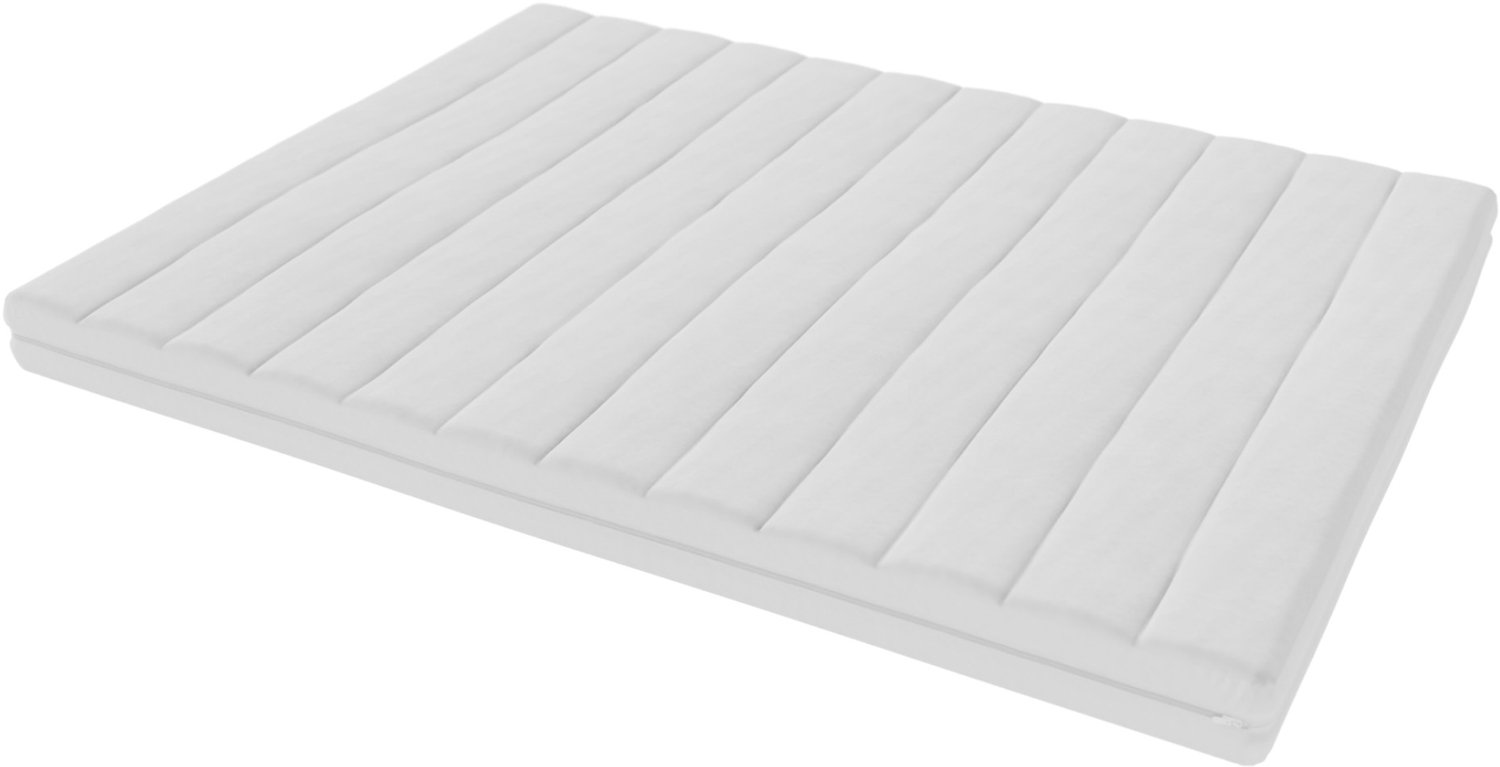 Toros Bedden Matras 140x190 - 14cm dik - HR Koudschuim - Bamboo hoes - contour gesneden 7-zone Wit
