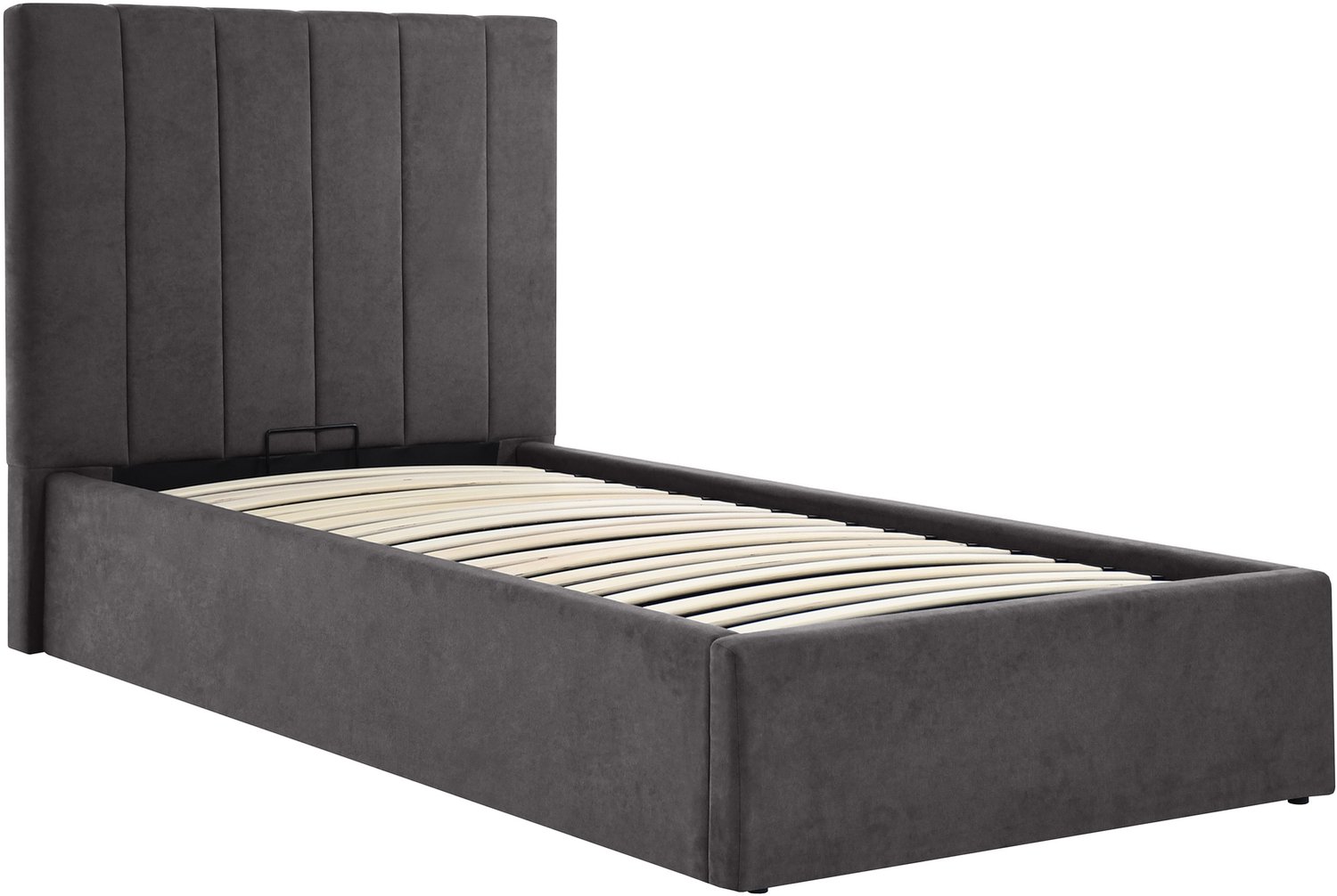 Sofa Style FlowCraft MELVIO Gestoffeerd bed 90x200 Grijs