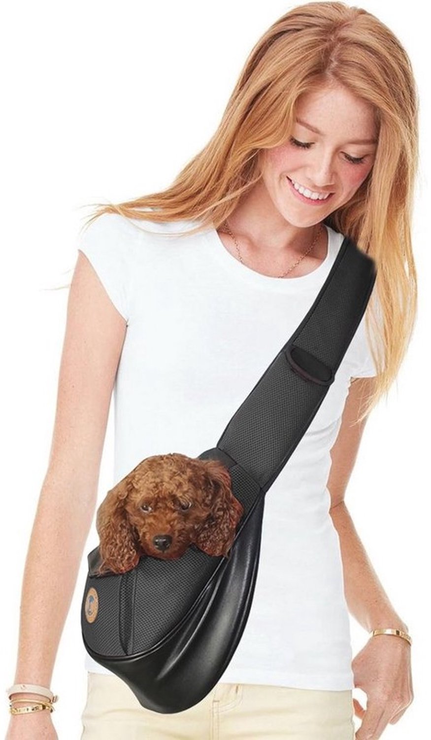 Draagtas voor kleine honden - Handenvrij en ademend, tot 9 kg, voor wandelen en reizen