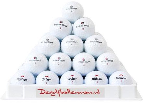 Wilson Staff Duo Soft - Lakeballs - 25 gebruikte golfballen - wit van Wilson Staff — afbeelding 3