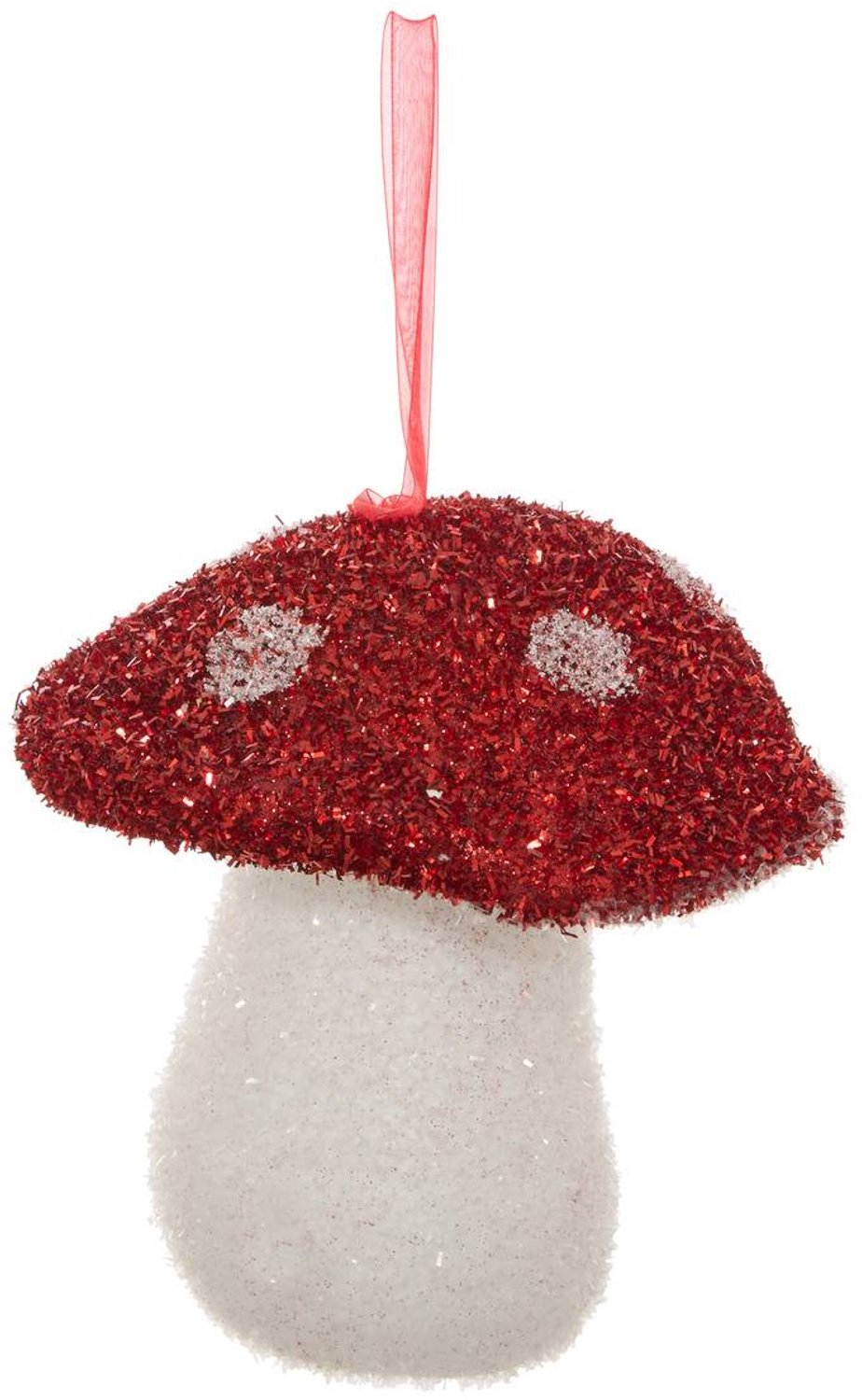 Champignon à suspendre 16 x 18 cm rouge