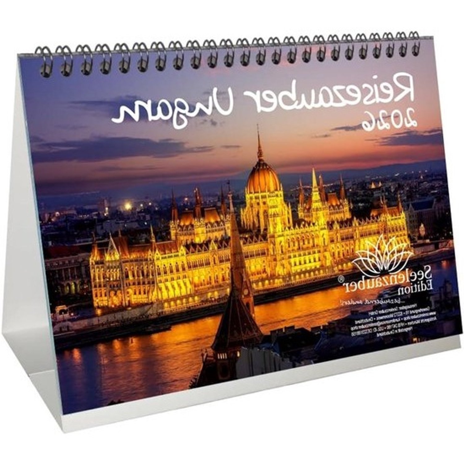 Tafelkalender Hongarije - Fotokalender als reisagenda - Jaaroverzicht - 12 verschillende motieven - A5-formaat - Meerkleurig