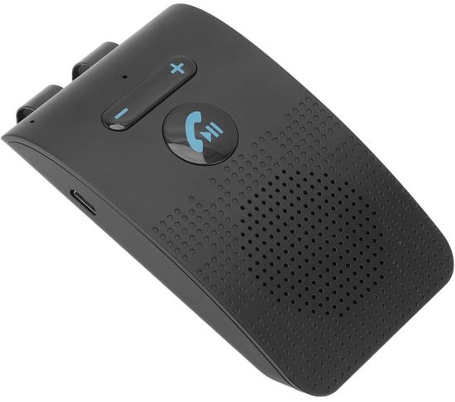Auto Bluetooth-speaker - Handsfree carkit - Veilig bellen - Verbinding met twee telefoons - 10 meter bereik - Zwart