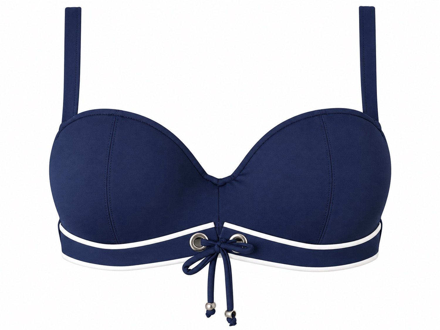 Marie Jo Swim Angeline Bikini Balconnet BH met Mousse Cups Blauw