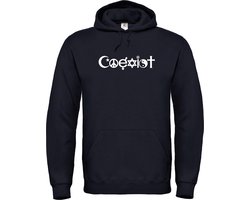Coexist - Unisex Hoodie - L - Zwart