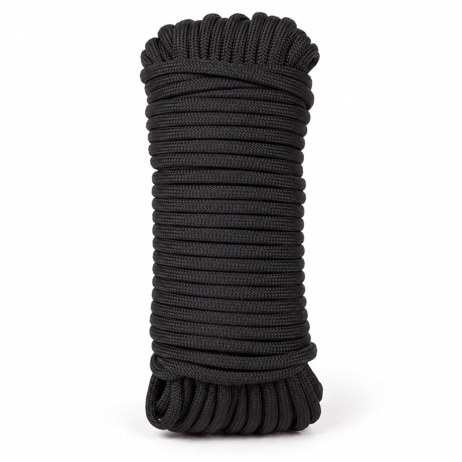 Paracord Touw - 3 mm x 15 meter - Zwart - Hobbykoord voor Knutselen en Kamperen