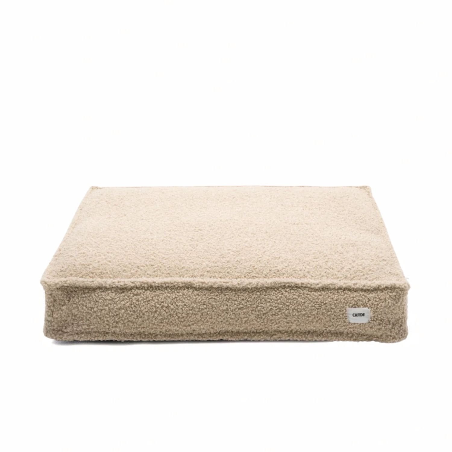 Cama Hond Borreguito Beige, Cuadra