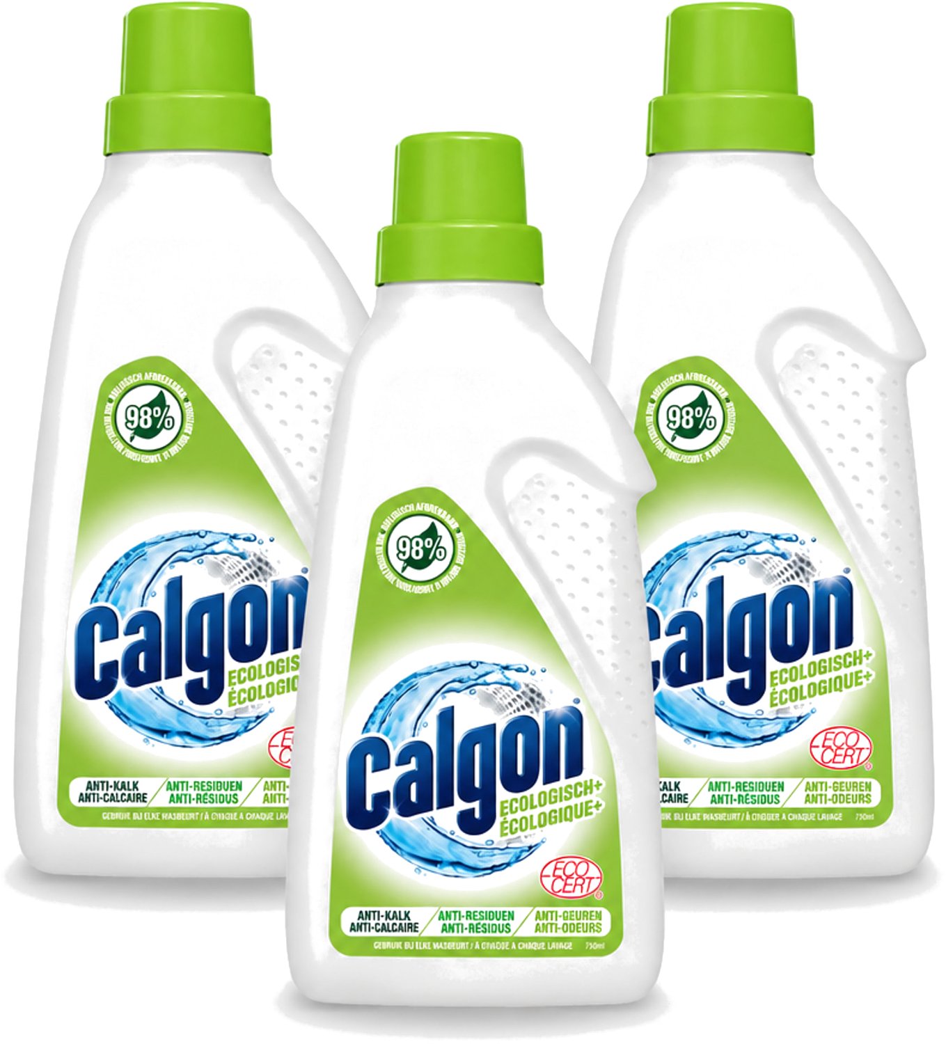 3 x Calgon - Wasmachinereiniger - Gel - 750ml - 15 Wasbeurten - Voordeelverpakking - 3 stuks