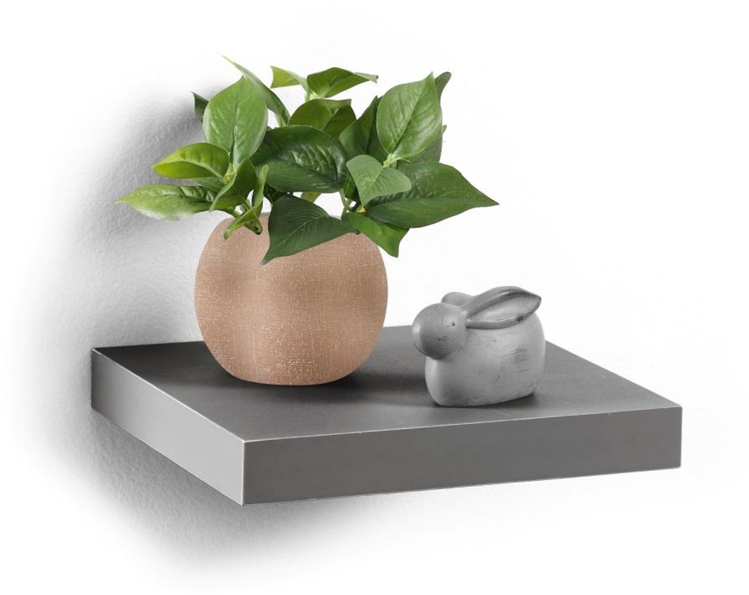 Homea - Hangende wandplank van MDF, lengte 25 cm