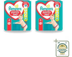2 x Pampers – Luierbroekjes – Baby Dry Pants Maat 4 – 25 Luiers - Wasstrips - Baby Luier - Droge Luier - Luier Voor Baby - Luier Maat 4 - Luier Voor 9-14 Kg