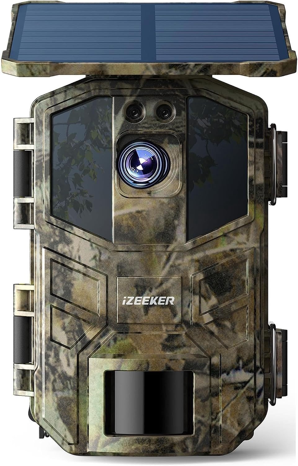 Zonne-wifi-jachtcamera - Camouflage - - 4K 64 MP Met Nachtzicht - Voor Jacht en Natuurobservatie