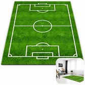 MIRO® Speel Tapijt - Voetbal Tapijt Kinderen - Speelkleed Kinderkamer - Vloerkleed - Speelmat - Anti-Slip - 120 x 160 cm - Voetbalveld