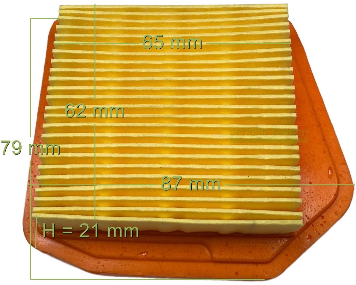 luchtfilter voor bosmaaier Stihl FS 260, 261, 291, 351 L, C-E, RC-E, Z / 41471410300